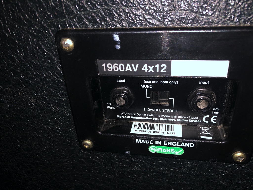 Marshall 1960AV cabinet gallery view 2