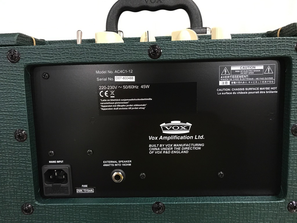 Vox AC4 amplifier gallery view 3