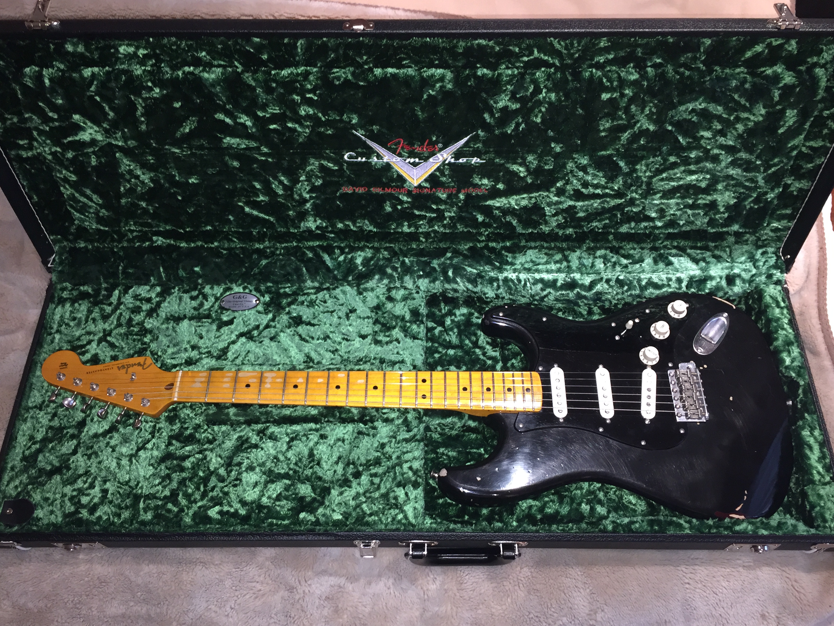 Fender Custom Shop Black Strat gallery view 1